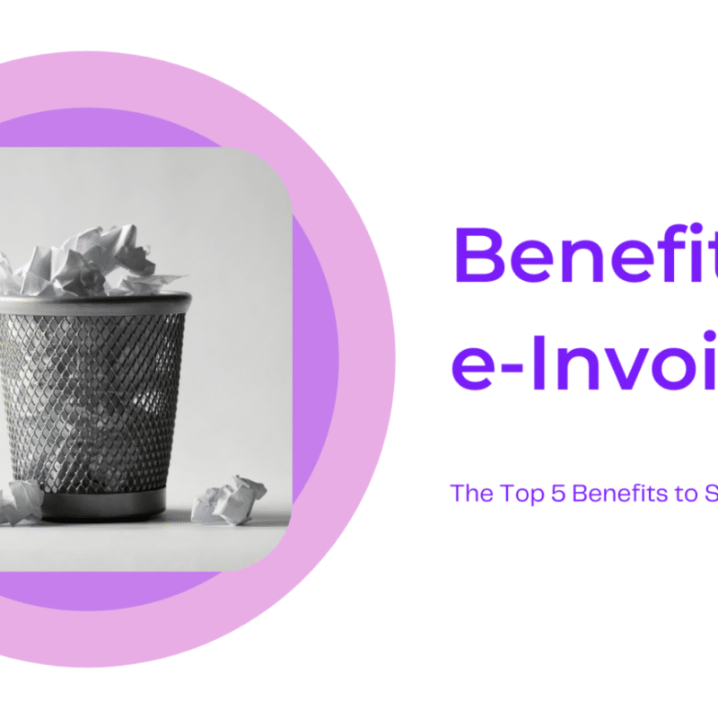 Benefits of e-invoicing banner